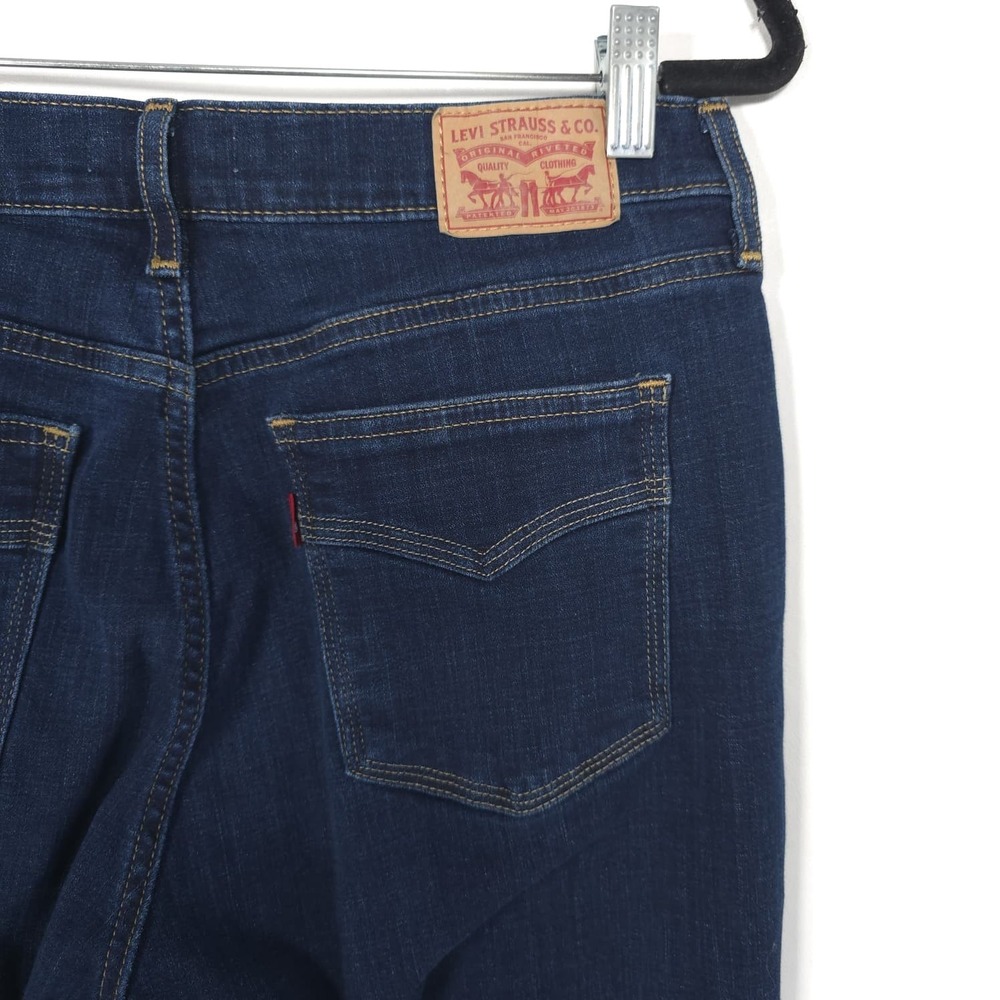 LEVI'S Women's 12 Jeans Classic Bootcut Stretch Flare Dark Wash A1660-0004 - Picture 9 of 14